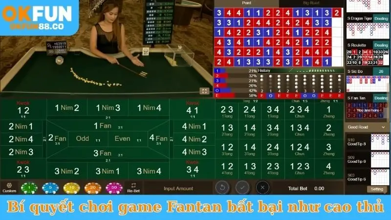 Bí quyết chơi game Fantan bất bại như cao thủ