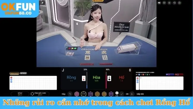 Những rủi ro cần nhớ trong cách chơi Rồng Hổ